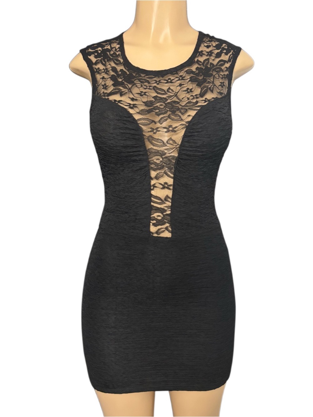 Arden B New With Tags Sexy Black Lace Mini Dress
Size XS